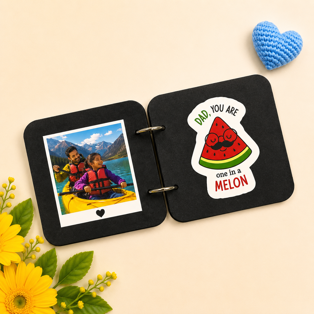 Cute Best Dad Ever Birthday Scrapbook