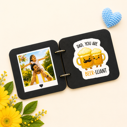 Cute Best Dad Ever Birthday Scrapbook