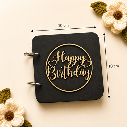 Cute Happy Birthday Scrapbook
