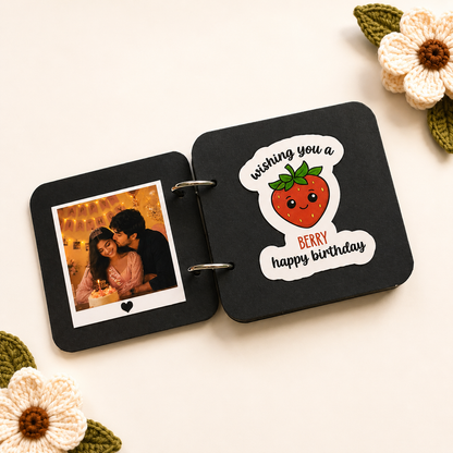 Cute Happy Birthday Scrapbook