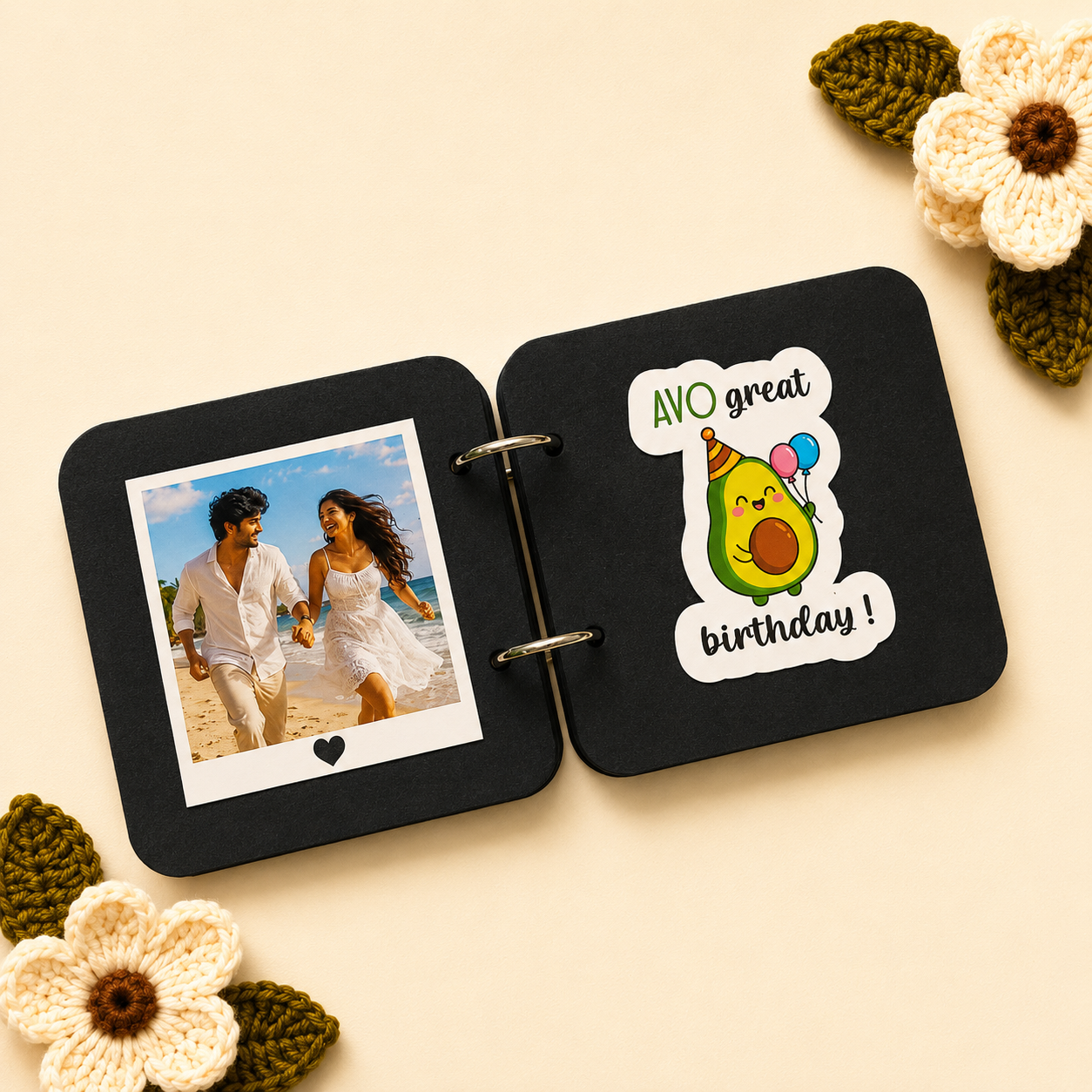 Cute Happy Birthday Scrapbook