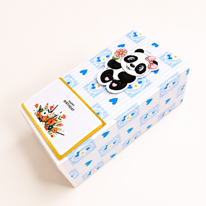 Blue Frame Jumping Box with 10 cubes