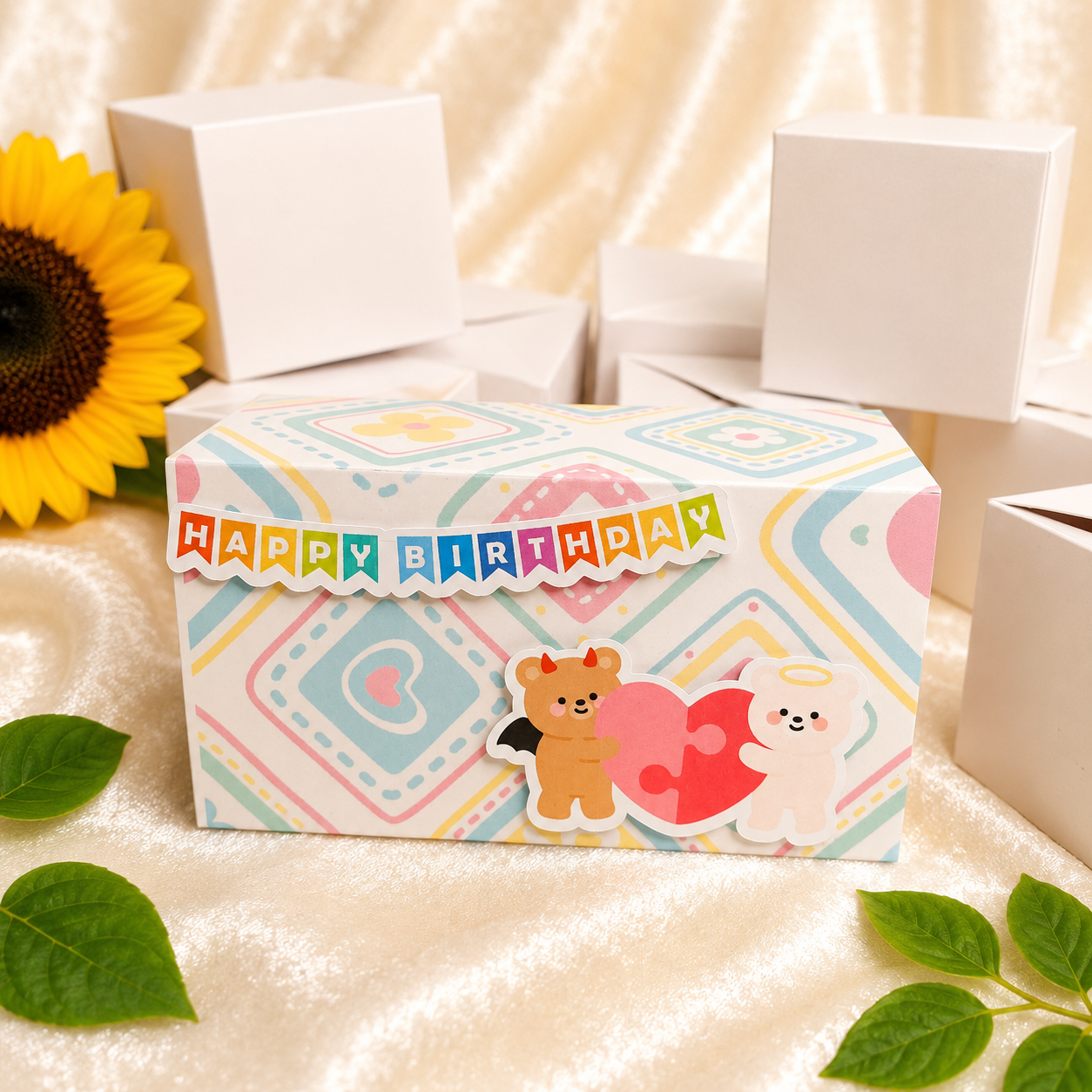 Multicolor Frame Jumping Box