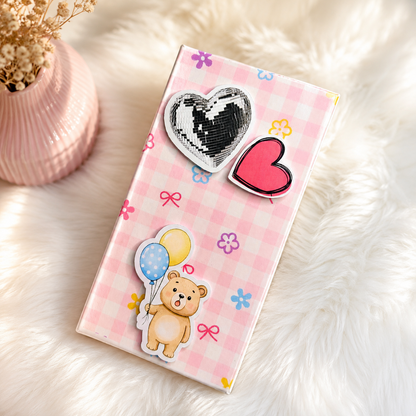 Pink Checks Jumping Box