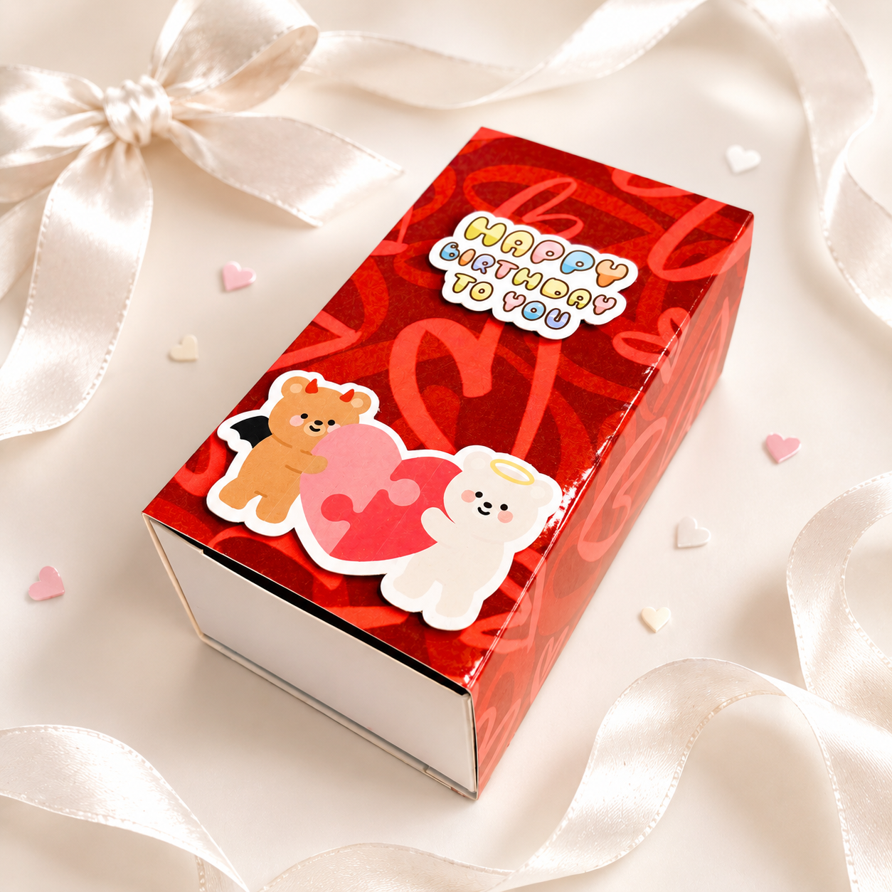Red Heart Jumping Box