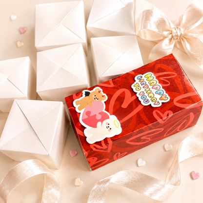 Red Heart Jumping Box