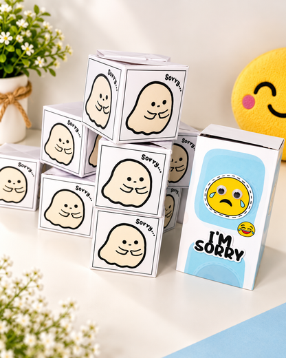 Sorry Emoji Jumping Box