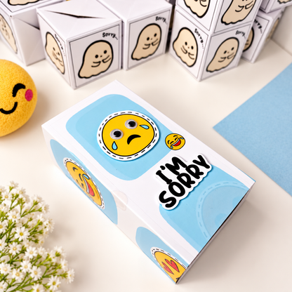 Sorry Emoji Jumping Box