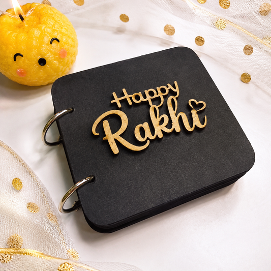 Cute Happy Rakhi Scrapbook