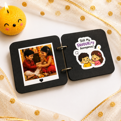Cute Happy Rakhi Scrapbook