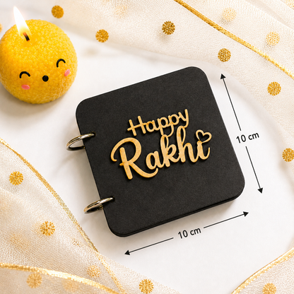 Cute Happy Rakhi Scrapbook