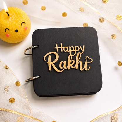 Cute Happy Rakhi Scrapbook