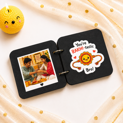 Cute Happy Rakhi Scrapbook