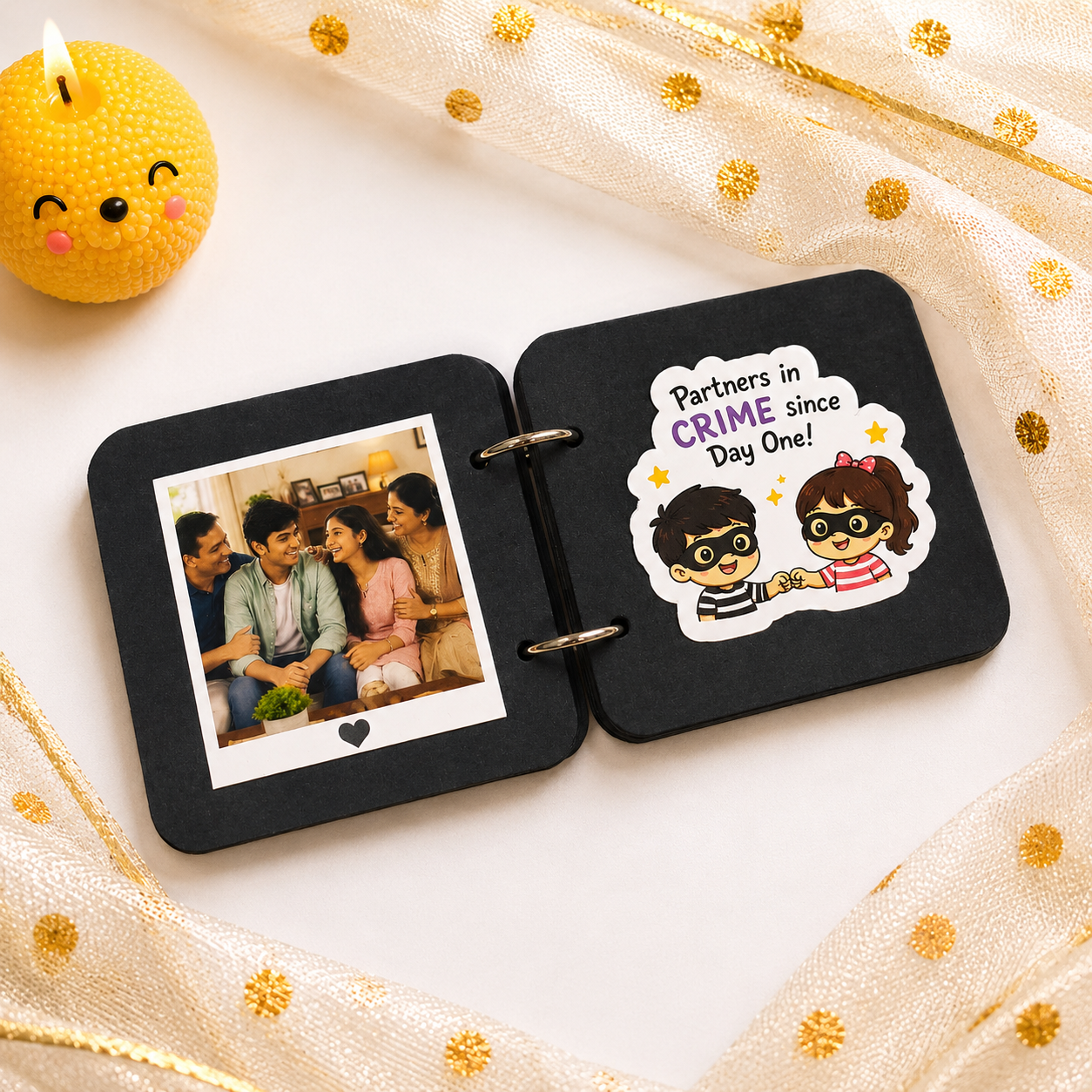 Cute Happy Rakhi Scrapbook