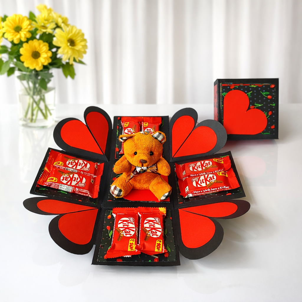 Teddy Chocolate Explosion Box