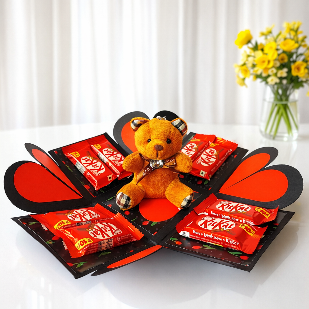 Teddy Chocolate Explosion Box