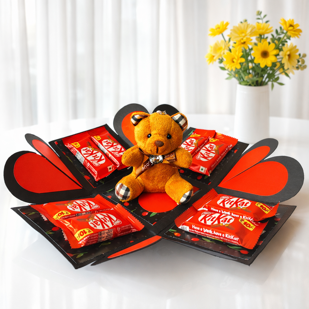 Teddy Chocolate Explosion Box