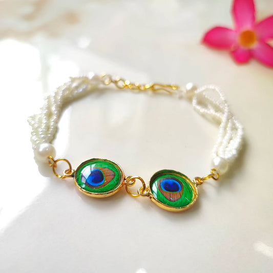 Morpankh Moti – Bracelet Style Rakhi