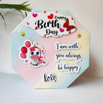 Tin Heart Birthday Chocolate Explosion Box