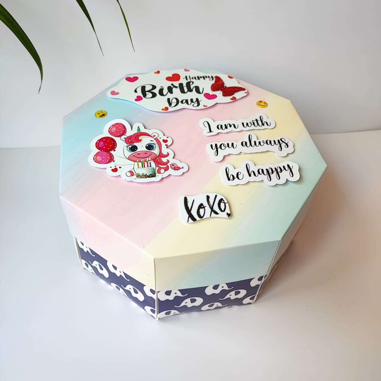 Tin Heart Birthday Chocolate Explosion Box