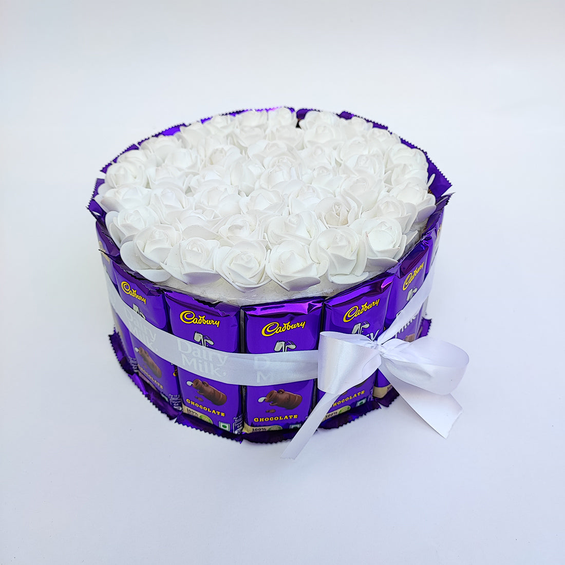 Chandrans Creation Dairy Milk 1-Layer Birthday Chocolate Cake Handmade