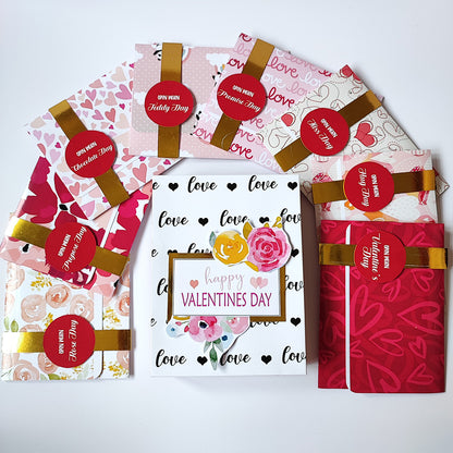 Chandrans Creation Valentine Week Days Message Envelope With Message Cards Greeting Card