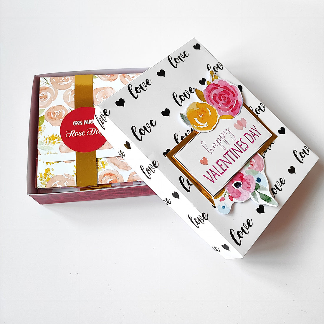 Chandrans Creation Valentine Week Days Message Envelope With Message Cards Greeting Card