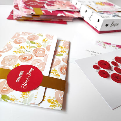 Chandrans Creation Valentine Week Days Message Envelope With Message Cards Greeting Card