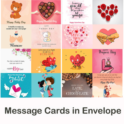 Chandrans Creation Valentine Week Days Message Envelope With Message Cards Greeting Card