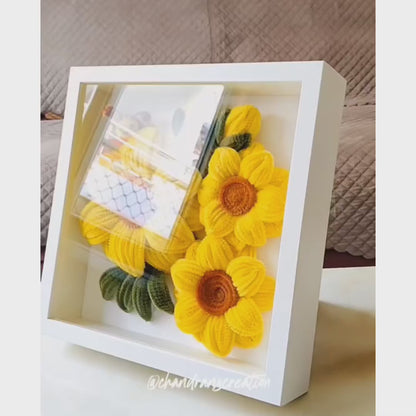 Sunflower Shadow Box Frame