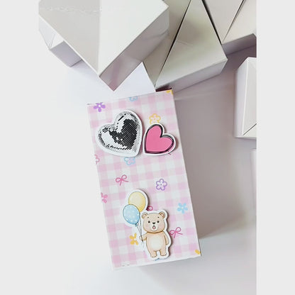 Pink Checks Jumping Box