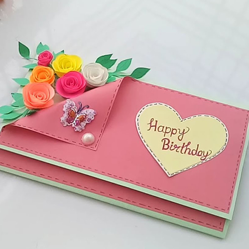 Wrap Up Handmade Birthday Card at best price in India from Chandrans ...